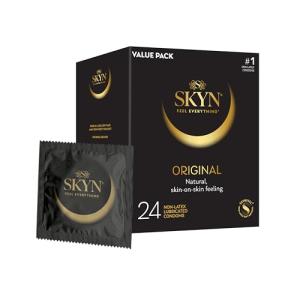 Lifestyles Skyn Polyisoprene Condoms, 24 Pack