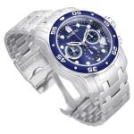 Invicta Men's Pro Diver Stainless Steel Blue Watch