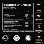 21,800mg Testosterone Booster for Men 8X Strength w. Ashwagandha, Tongkat Ali, Pycnogenol, Tribulus - Total T Testosterone Supplement for Men Male Enhancing Libido Test Booster + Muscle Builder Pills