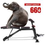 Adjustable Weight Bench - Utility workout Benches for Exercise, Free Installation Design for Portable Fitness Strength Training Equipment at Home Gym