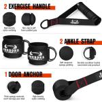 Heavy Resistance Bands for Working Out, 300LBS Exercise Bands with Handles, Workout Bands for Men, Weight Fitness Bands Set for Muscle Training, Strength, Slim, Yoga, Home Gym Equipment