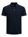JACK & JONES Men's Dark Navy Polo Shirt, Large