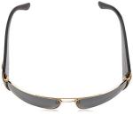 Versace Man Sunglasses Gold Frame, Dark Grey Lenses, 63MM