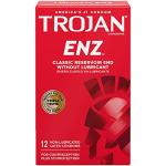 Trojan Enz Non-lubricated Condoms, 12 Count (Pack of 2)