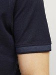 JACK & JONES Men's Dark Navy Polo Shirt, Large