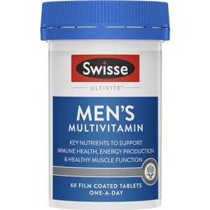 Swisse Ultivite Men's Multivitamin with Zinc & B Vitamins