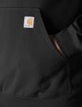 Carhartt Mens Loose Fit Midweight Logo Sleeve Graphic Fashion Sweatshirts, Black, Large US