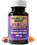 Marcapa Boost - Circulation Supplement for Endurance, Faster Recovery & Joint Flexibility - 350mg Black Ginger, 150mg Cordyceps Extract, 60 Capsules, 30-Day Supply, 3-5x Better Absorption