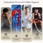 Marcapa Boost - Circulation Supplement for Endurance, Faster Recovery & Joint Flexibility - 350mg Black Ginger, 150mg Cordyceps Extract, 60 Capsules, 30-Day Supply, 3-5x Better Absorption