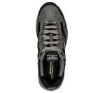 Skechers Sport Men's Vigor 2.0 Trait Memory Foam Sneaker, Charcoal/Black, 11 XW US