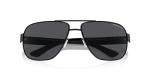 Armani Exchange Man Sunglasses Matte Black Frame, Grey Lenses, 62MM