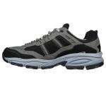 Skechers Sport Men's Vigor 2.0 Trait Memory Foam Sneaker, Charcoal/Black, 11 XW US