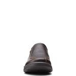 Clarks Collection Men's Bradley Step Loafer, Brown Tumb, 15 M