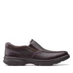 Clarks Collection Men's Bradley Step Loafer, Brown Tumb, 15 M