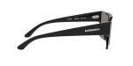 Burberry BE 4291 3001/G Black Plastic Rectangle Sunglasses Gold Mirror Lens