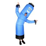 LookOurWay Inflatable Tube Man | Funny Inflatable Costume Adult for Halloween | Viral Adult Inflatable Costume for Men & Women | Group or Couples Costumes | Blue