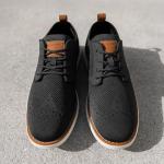 Bruno Marc Men's KnitFlex Craft Mesh Oxfords Sneakers Casual Dress Lace-Up Lightweight Walking Shoes,Size 13,6-Black,SBOX2406M