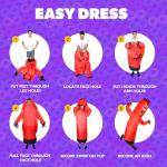 LookOurWay Inflatable Tube Man | Funny Inflatable Costume Adult for Halloween | Viral Adult Inflatable Costume for Men & Women | Group or Couples Costumes | Blue