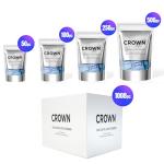 Crown Condoms — 50 Count — Lubricated Latex Condoms — Silkier, Thinner and Stronger (Pack of 50)