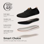 Bruno Marc Men's KnitFlex Craft Mesh Oxfords Sneakers Casual Dress Lace-Up Lightweight Walking Shoes,Size 13,6-Black,SBOX2406M