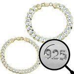 Cuban Link Bracelet - 14k Gold & Silver