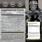 Uheco Shilajit Supplement with Sea Moss, Ashwagandha, Tongkat Ali - Shilajit Pure Himalayan Organic Fulvic Acid Capsules - 90 Count