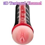 Realistic Male Masturbator Cup with Textured Stroker