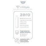 Lifestyles® Zero® Ultra Thin Condoms - 40 Pack