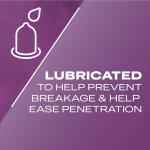 Condoms, Durex RED Extra Sensitive, Ultra Fine, Extra Lubricated Natural Rubber Latex Condoms for Men, 42 Count, FSA & HSA Eligible