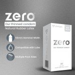 Lifestyles® Zero® Ultra Thin Condoms - 40 Pack