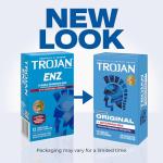 TROJAN ENZ Spermicidal Lubricated Condoms, Value Pack, 36 Count