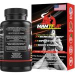 MANTFUP Vitality Enhancer for Men | Fast-Acting Testosterone Booster & Daily Supplement to Support Male Health & Libido | Potenciadores de Testosterona | Made in USA (1 Month Supply, 60 Caplets)