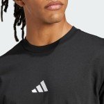 adidas Essential Logo Men's Jersey Tee - Black/White