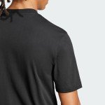 adidas Essential Logo Men's Jersey Tee - Black/White