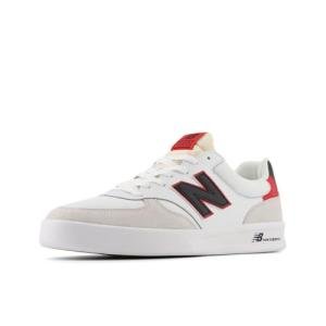 New Balance Men's CT300 V3 Sneaker, White/Black/Team Red, 12 M
