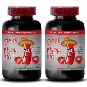male enhancing pills increase size - MAKE MY PEPPER BIG - NATURAL MALE ENLARGEMENT, Maca, L-Arginine, Longjack pills, male performance enhancer, tongkat ali for men, male libido pills, 2 Bot 120 Caps