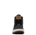 Lee | Spencer Sneaker for Men | Comfortable Denim Men's Shoe | Everyday Men Footwear, Black/Black Denim/Cognac, 10.5