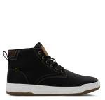 Lee | Spencer Sneaker for Men | Comfortable Denim Men's Shoe | Everyday Men Footwear, Black/Black Denim/Cognac, 10.5