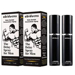 abiducns Delay Spray Sexual Enhancer for - Men to Last Longer in Bed, Effectively Extends Men's Time and Enhances Comfort ，0.17 fl oz 50 Pumps(Pack of 2)