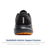 Brooks Men’s Adrenaline GTS 24 Supportive Running Shoe - Black/Ebony/Burnt Sienna - 8.5 Medium