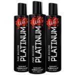Wet Platinum Silicone-Based Personal Lubricant | Ultra Smooth, Super Slick, Hypoallergenic, Long-Lasting Performance, Waterproof Formula| Lube for Men, Women & Couples, 3 fl oz (Pack of 3)