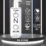 Turn On Silicone-Based Premium Personal Lubricant | Long Lasting Performance, Ultra Slick & Silky Smooth, Condom Safe Lube for Men, Women, and Couples, 32 fl oz