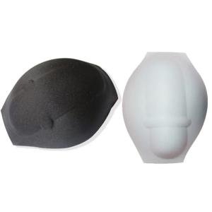 Generic 2PC Sexy Men's Sponge Pouch Pad Cushion Underwear 3D Cup Bulge Enhancer for Man Swimwear Swimsuit Briefs Protective Sponge Pad(White)