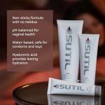 SUTIL Sensual Luxury - Luxe Sex Lube - Lightweight Non Sticky Water Based Lube - Botanical Sex Lubricant for Women, Men, & Couples, 4 Oz