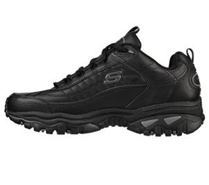 Skechers Men's Energy Afterburn Shoes, Black/Grey