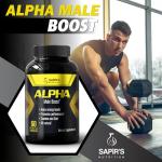 Alpha Testosterone Booster for Men - Increase Size Enlargement Pills for Men - Male Enhancing Supplement Energy, Strength, Stamina, Endurance, Performance - Male Enhancement Testosterona Para Hombre
