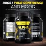 Alpha Testosterone Booster for Men - Increase Size Enlargement Pills for Men - Male Enhancing Supplement Energy, Strength, Stamina, Endurance, Performance - Male Enhancement Testosterona Para Hombre