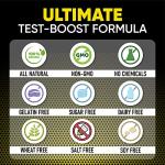 Alpha Testosterone Booster for Men - Increase Size Enlargement Pills for Men - Male Enhancing Supplement Energy, Strength, Stamina, Endurance, Performance - Male Enhancement Testosterona Para Hombre