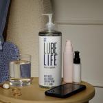 LubeLife Water-Based Anal Lube for Men, Women & Couples – Personal Lubricant Safe for Ingestion, Toy & Condom Compatible, Water Based Lubricant Gel for Privacy & Intimacy (32 Fl Oz)