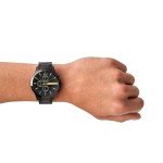 Armani Exchange Men's Black Stainless Steel Watch 46mm